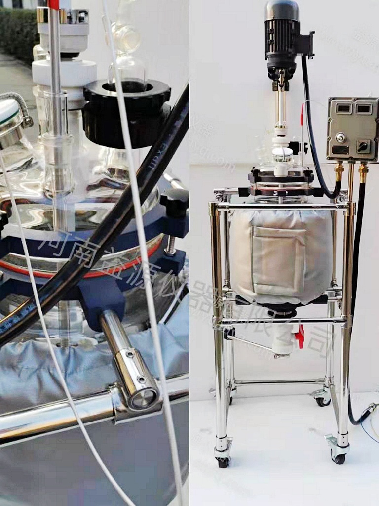 河南益源儀器——客戶定制雙層玻璃反應(yīng)釜已完工，整裝待發(fā)